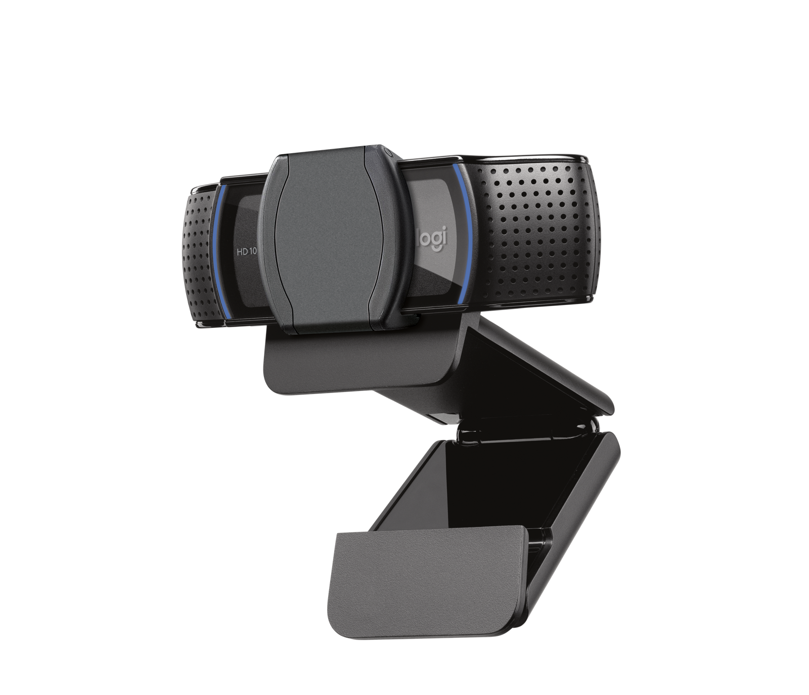 Black Logitech C920s PRO Full HD Webcam with Privacy Shutter — detail
