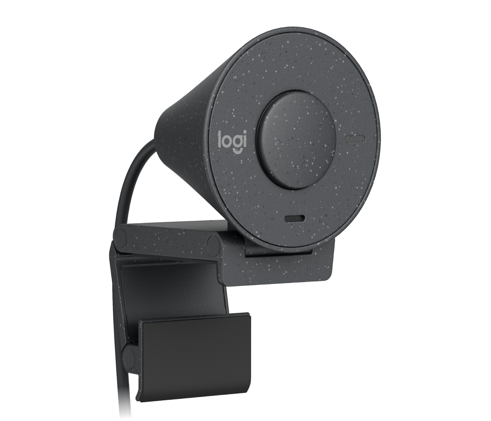 Graphite Logitech BRIO 300 1080p USB-C Webcam with Privacy Shutter — detail