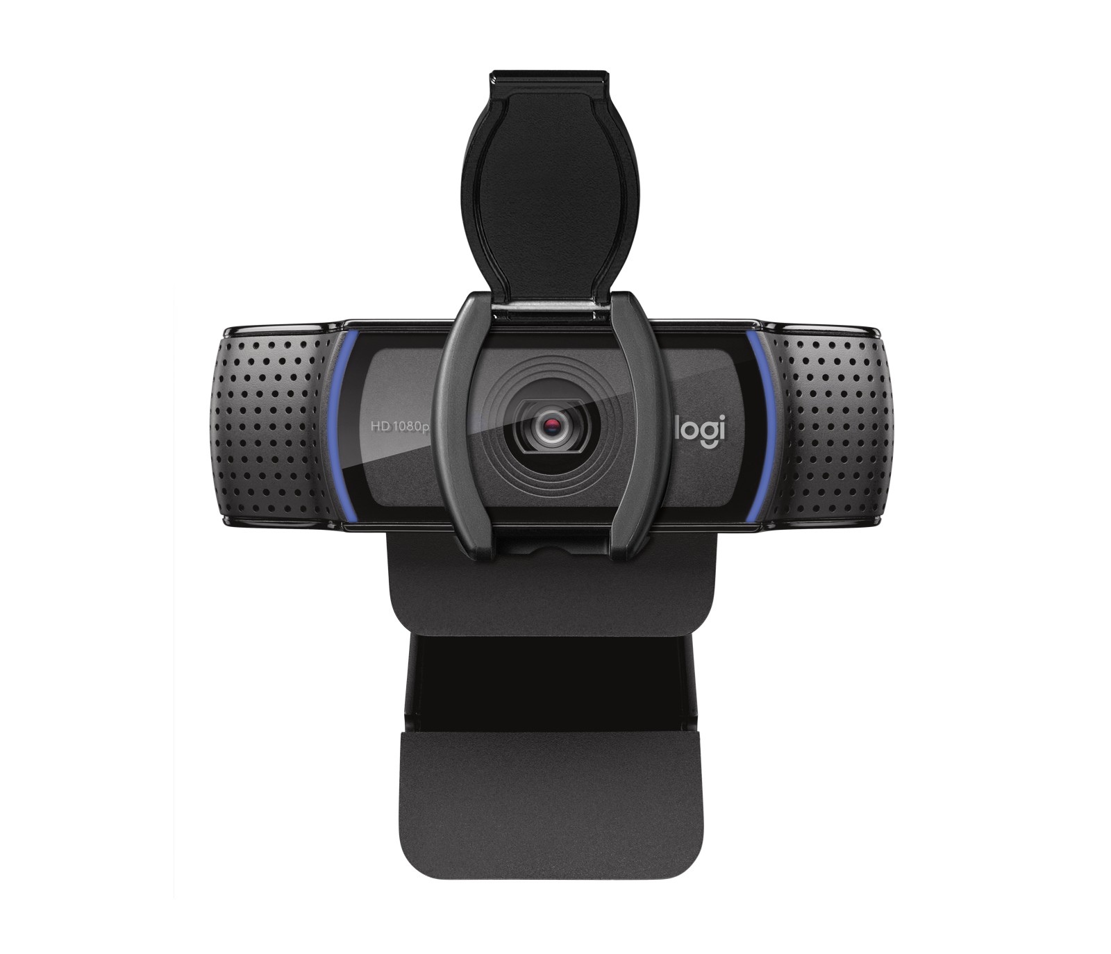 Black Logitech C920s PRO Full HD Webcam with Privacy Shutter — detail