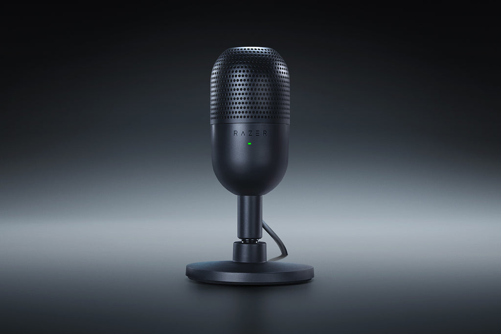 Black Razer Seiren V3 Mini Supercardioid USB Microphone — front