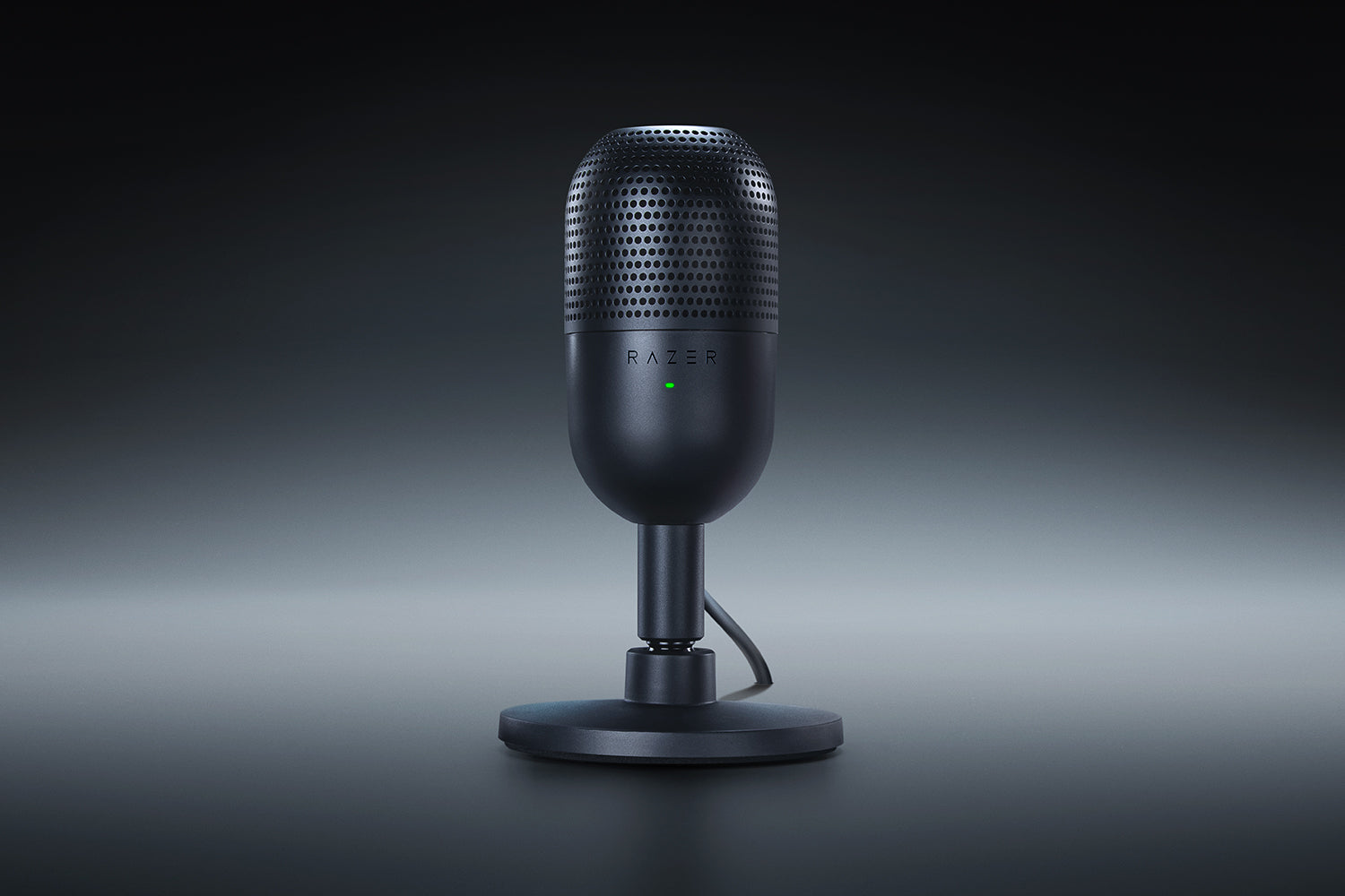 Black Razer Seiren V3 Mini Supercardioid USB Microphone — front