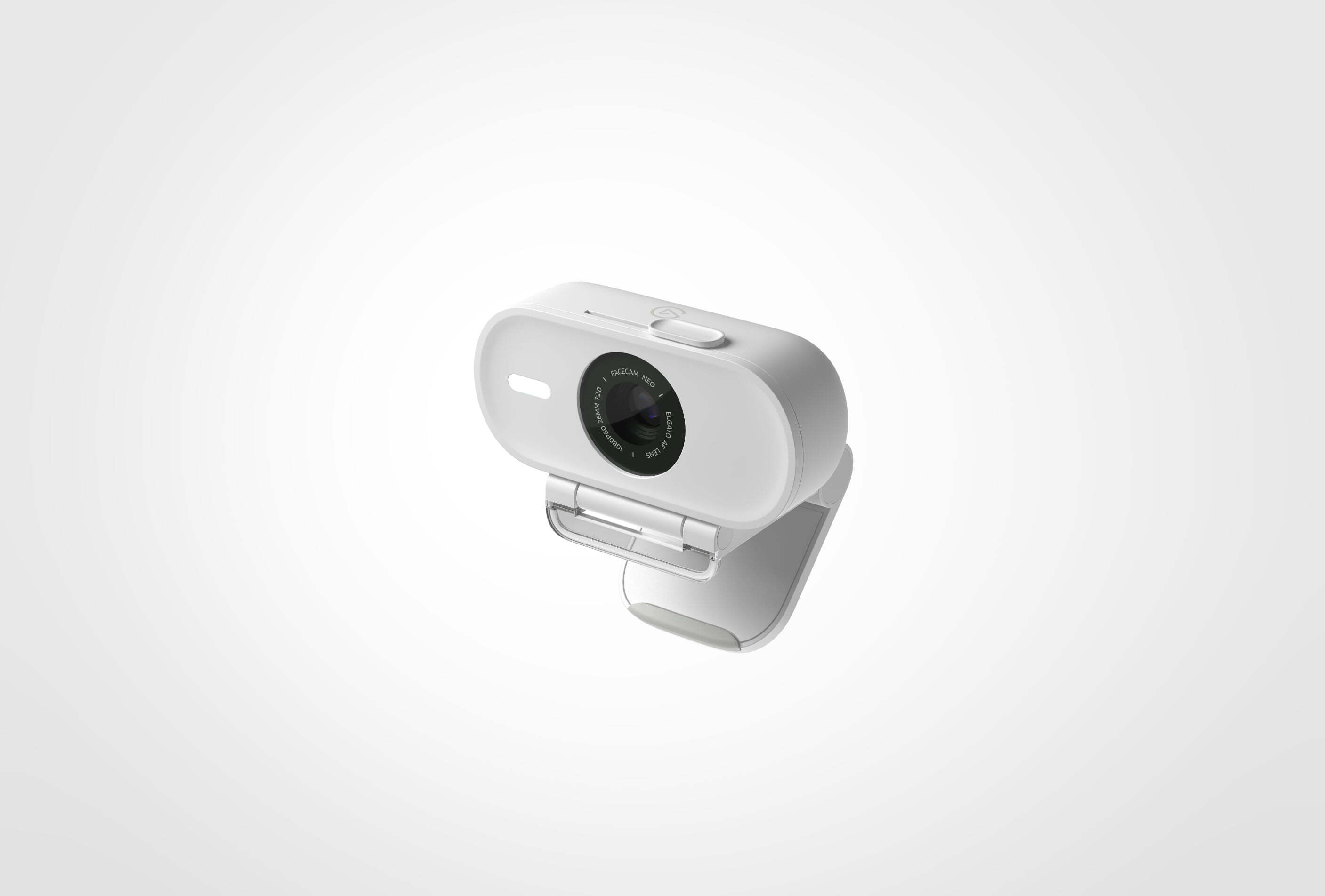 Elgato Facecam Neo 1080p webcam mounted on a monitor