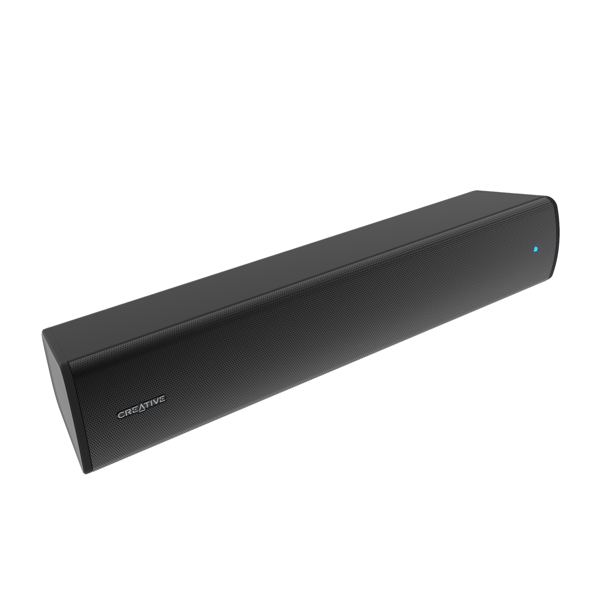Black Creative Stage Air V2 USB/Bluetooth Desktop Soundbar — rear