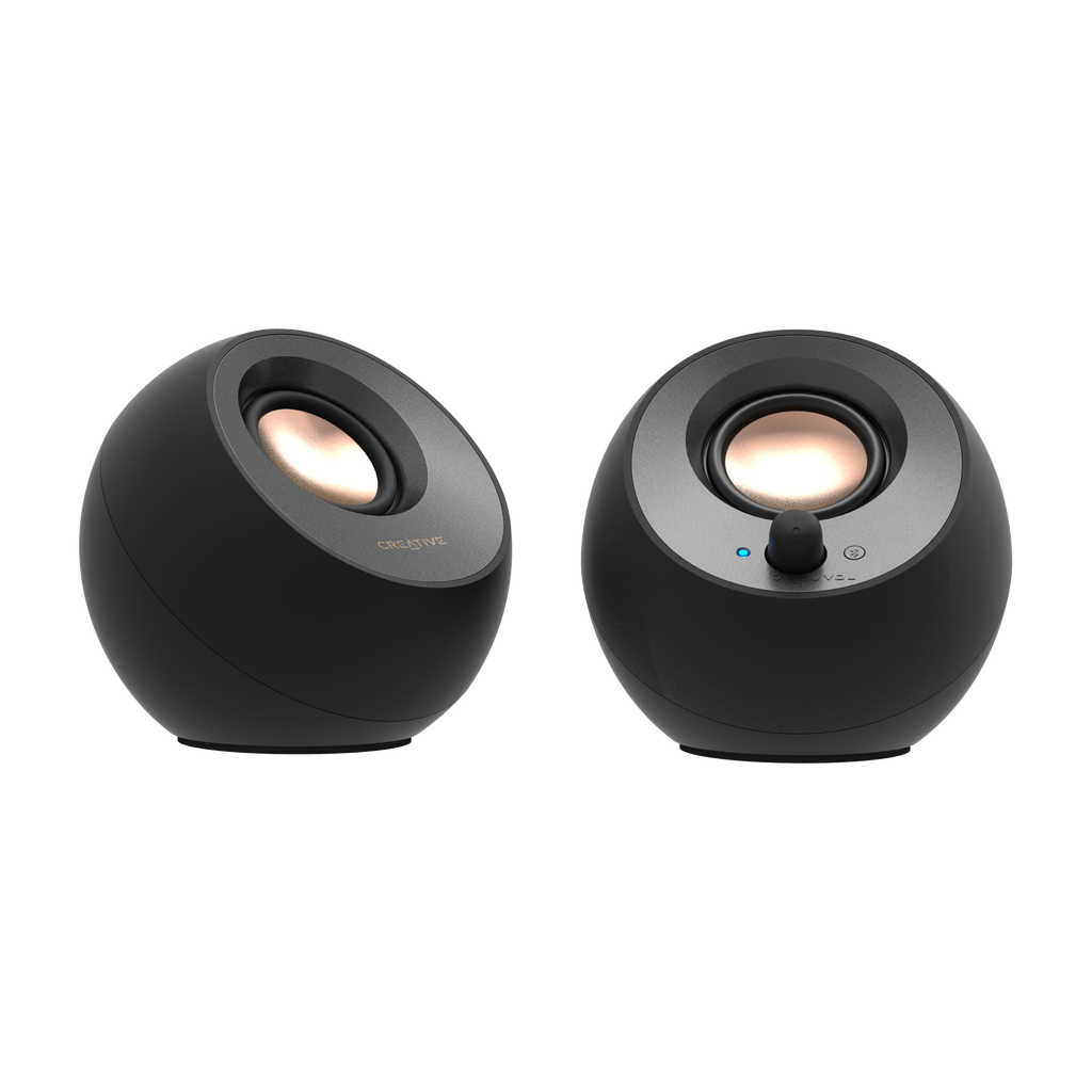 Creative Pebble V3 Black USB-C Bluetooth Desktop Speakers — product-view