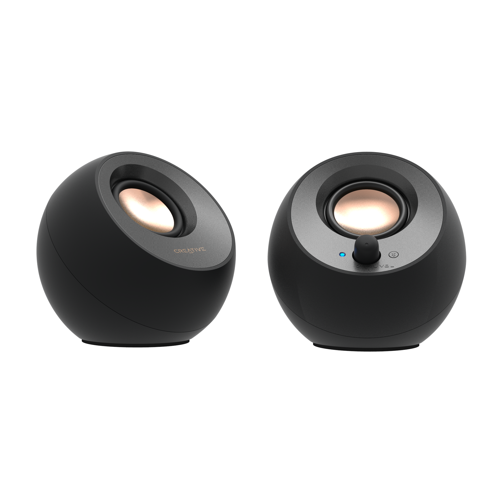 Creative Pebble V3 Black USB-C Bluetooth Desktop Speakers — product-view