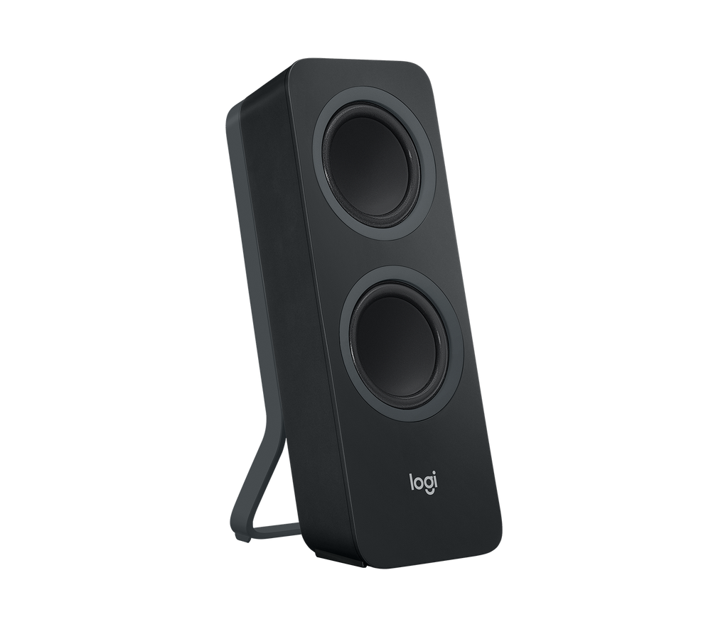 Black Logitech Z207 Bluetooth Stereo Computer Speakers — detail
