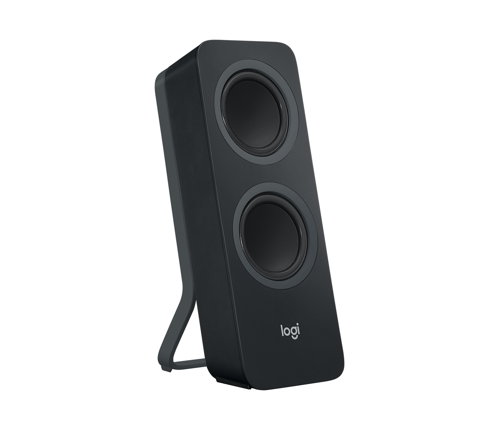Black Logitech Z207 Bluetooth Stereo Computer Speakers — detail